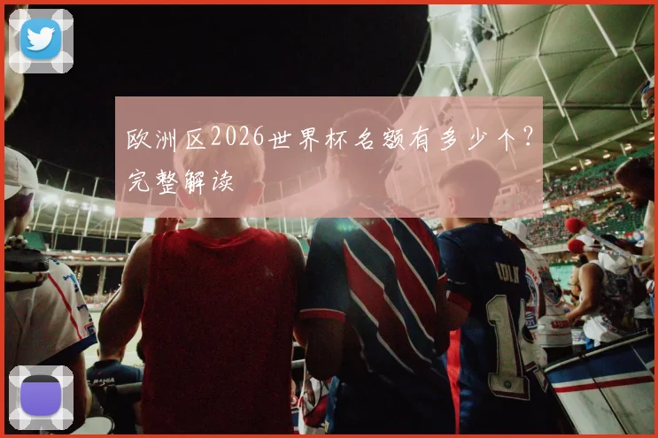 欧洲区2026世界杯名额有多少个？完整解读